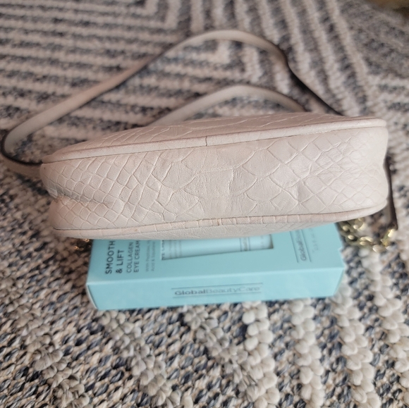 Michael Michael Kors Jet Set Mini Bag in Creamy Snakeskin Gold Accent - Picture 3 of 9